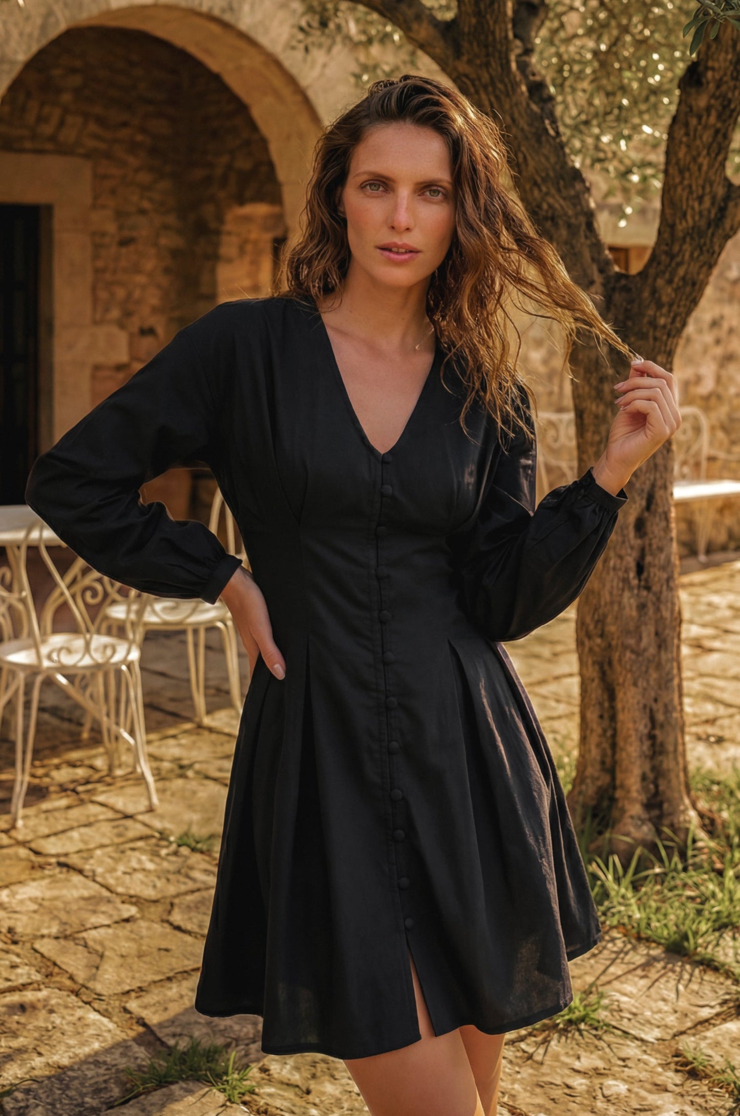 Etna Langarm-Minikleid-5