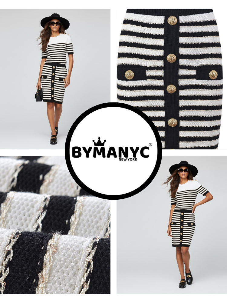 Set aus Rock und Pullover für Damen NOLITA NYFW Neue Kollektion BYMANYC ® New York-1